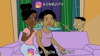 Lil Ron Ron mama get her hair done!