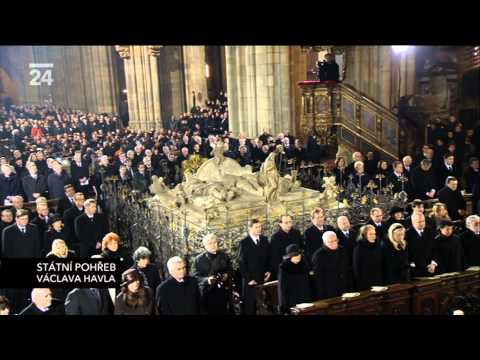 Státní pohřeb Václava Havla - Kde domov můj - State funeral Vaclav Havel - Where Is My Home