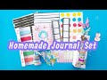 DIY Journal Set How To Make Journal Set At Home Journal Supplies Journal Stationery At Home 1