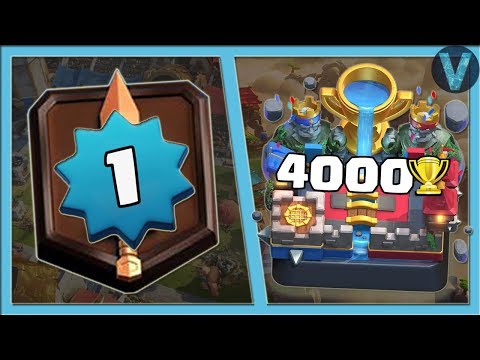 1 ЛВЛ! ОТ 0 ДО 4000 КУБКОВ ЗА 12 ДНЕЙ! САМЫЙ СЛОЖНЫЙ ЧЕЛЛЕНДЖ / CLASH ROYALE