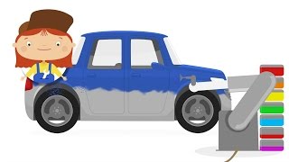 A fábrica de carros. Doutora McWheelie. Desenhos animados para crianças