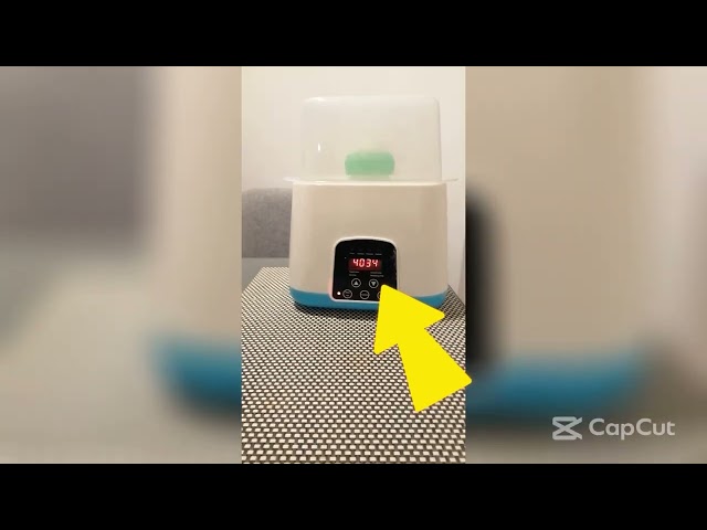 Vídeo relacionado con calienta biberones para bebé Carehabi para 2 biberones, Esterilizador Biberones, blanco, sistema 4 en 1 con esterilizador y control de temperatura, calienta y descongela alimentos para bebé