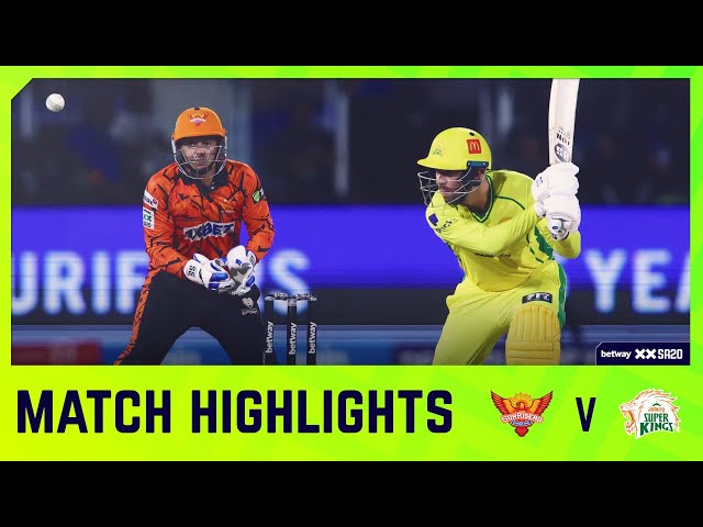 Sunrisers Eastern Cape vs Joburg Super Kings | Match 24 Highlights