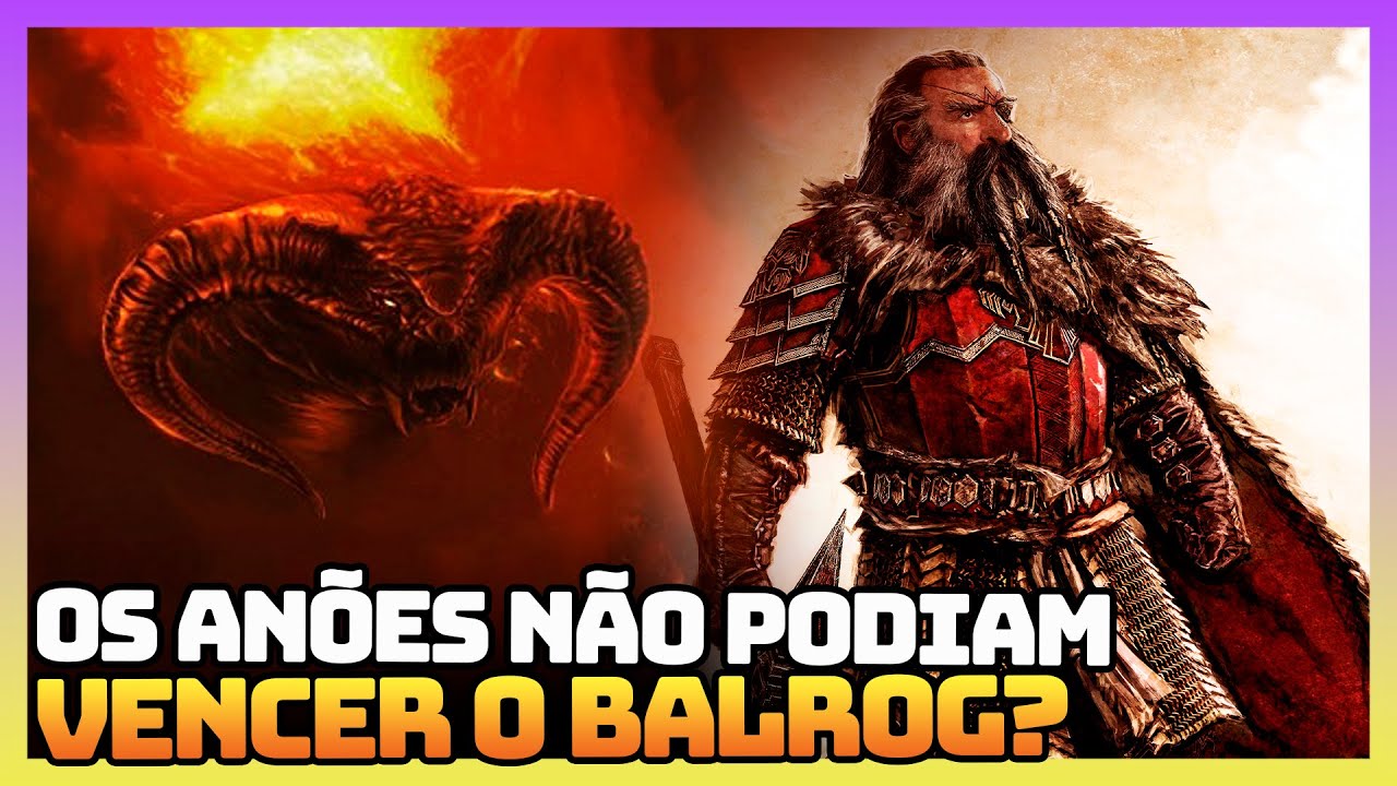 Como 1 Elfo matou um Balrog e vários anões não conseguiram matar o Balrog de Moria? #lotr
