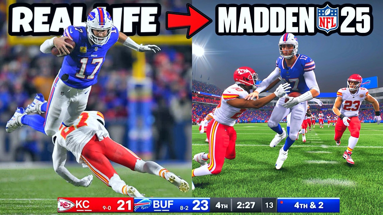 I Recreated TOP PLAYS From NFL Week 11 in Madden 25!