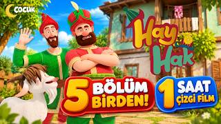 Hay Hak |  5 Bölüm 1 Arada | 1 Saat Çizgi Film 🎬