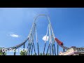 Stealth at Thorpe Park - POV - Front Row - 4K - 2023