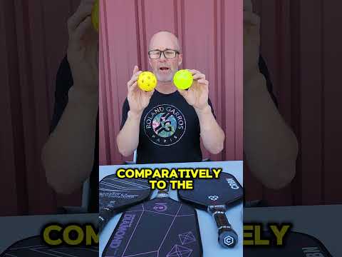 What is the difference between an INdoor and OUTdoor Pickleball?? #totalpickleball #pickleball