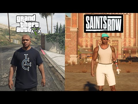 SAINTS ROW 2022 vs GTA V - Physics, Details and Graphism COMPARISON