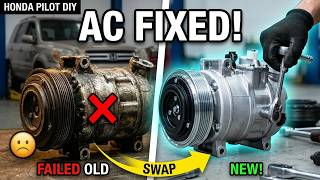 2005–2008 Honda Pilot AC Compressor Replacement DIY