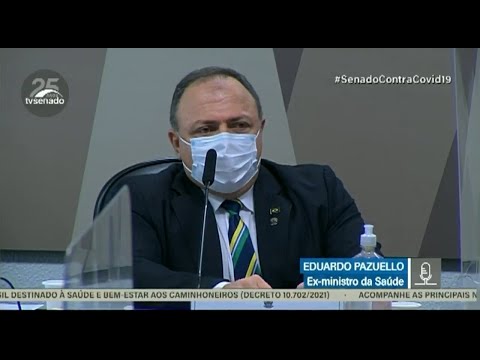 Ministério da Saúde emitiu nota sobre uso da cloroquina com base no CFM, afirma Pazuello