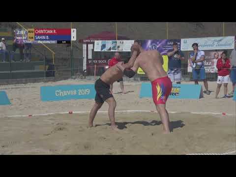 Round 2 Men's BW - +90 kg: R. CHINTOAN (ROU) v. B. SAHIN (TUR)