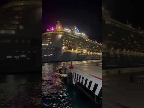 Thumbnail for Beautiful Voyager of the Seas overnight in Cozumel Mexick