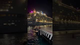 Beautiful Voyager of the Seas overnight in Cozumel Mexick