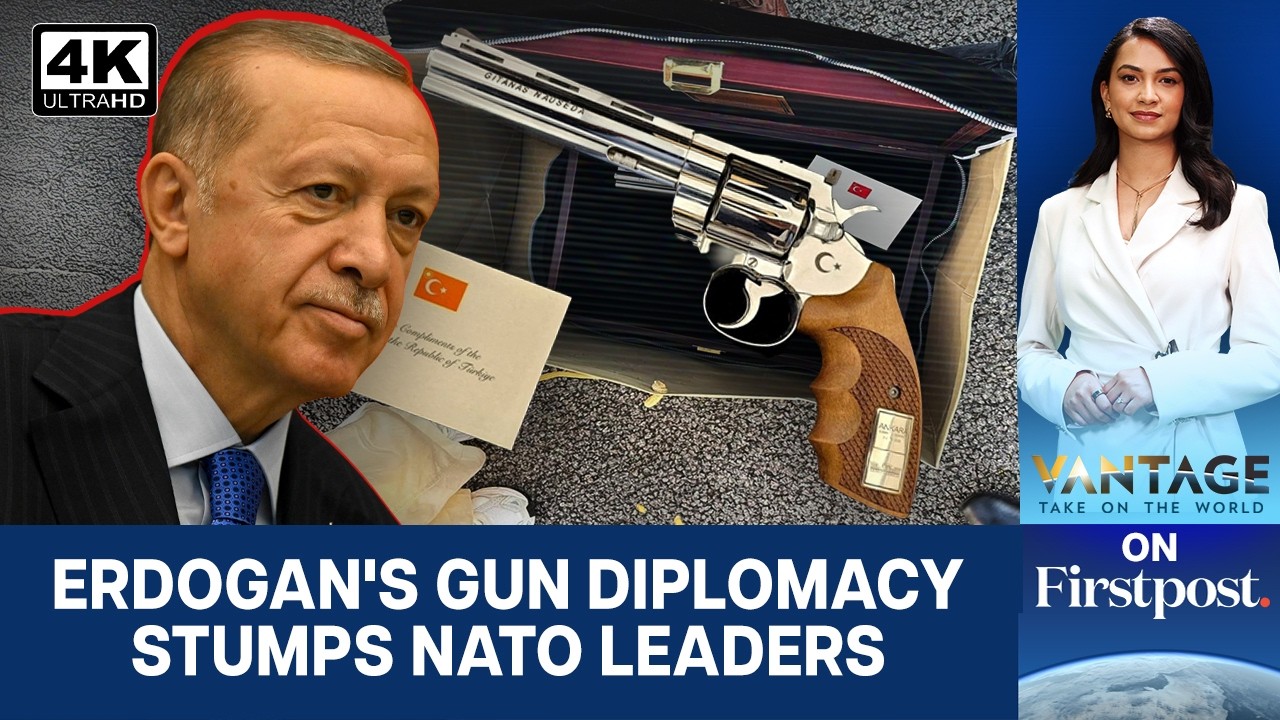 Turkiye's Erdogan Gifts Gun, Bullets to NATO Leaders | Vantage on Firstpost | 4K