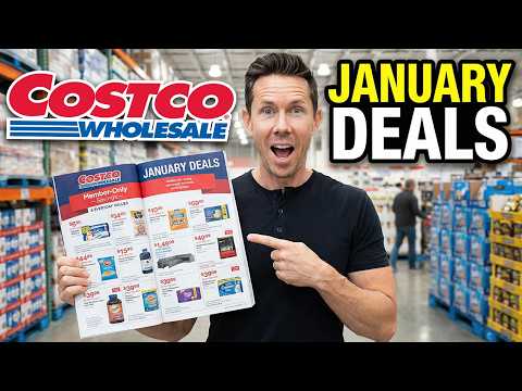 10 NEW Deals Actually Worth Buying at COSTCO Right Now (January Edition)