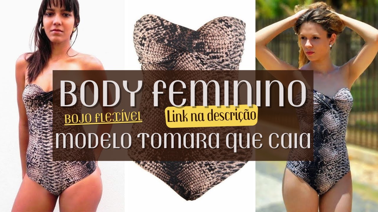 Body Feminino Tomara que caia Animal Print Cobra com bojo flexível | Roupa Feminina (com links) #1
