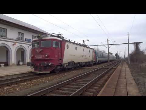 🚄 060-EA 40-0361-8 trece in viteza prin gara Dej Triaj cu IR366 "Harghita" Brasov-Budapest Keleti 🚄