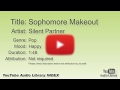 Sophomore Makeout Silent Partner Pop Happy YouTube Audio Library BGM