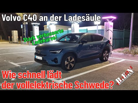 Volvo C40 Ladekurve 2023: Deutlich verbesserte Ladeleistung!