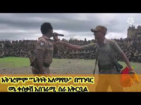 ጌትነት አለማየሁ "አትገረምም"?  ወኔ ቀስቃሽ አስገራሚ ስራ በግንባር ለሰራዊቱ አቅርቧል።