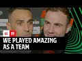 ZAHAVI & GÖTZE very happy and proud of the TEAM and SUPPORT ❤ | INTERVIEWS #FCKPSV #UECL