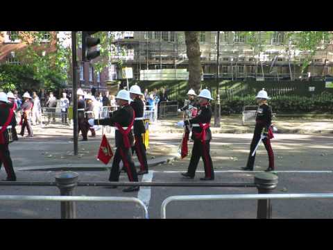 Massed Bands H.M. Royal Marines, Birdcage Walk June 2014