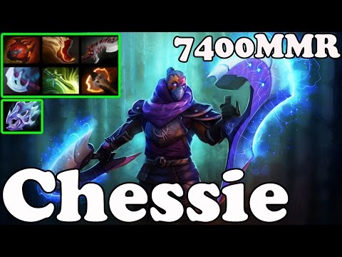 Dota 2 - Chessie 7400 MMR Plays Anti-Mage - Pub Match Gameplay