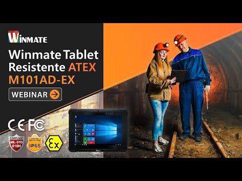 Winmate Tablet Resistente ATEX M101AD-EX