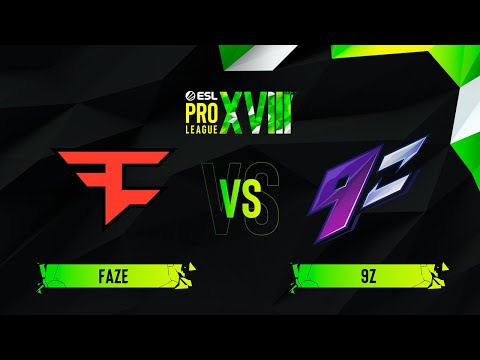 FaZe vs. 9z - Map 1 [Nuke] - ESL Pro League Season 18 - Group C