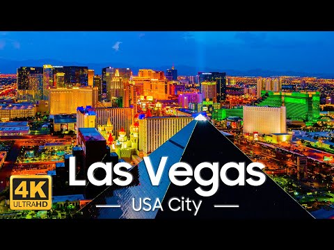 Las Vegas 4K Video UHD - Relaxing Piano Music,Beautiful Nature Scenic | Stress Relief,Anxiety Relief