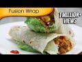 Fusion Wrap - Healthy Veg Wrap - Quick Easy To Make Tiffin Snacks / Brunch Recipe By Ruchi Bharani