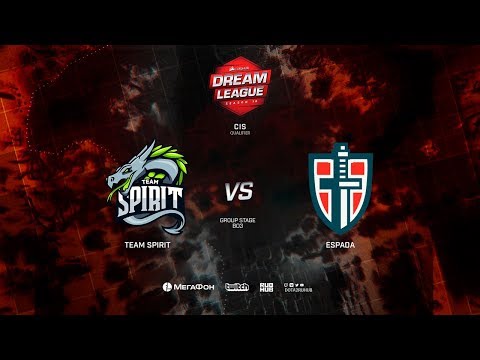 Team Espada vs Team Spirit, DreamLeague Minor Qualifiers CIS,bo3, game 2 [NS & Maelstorm]