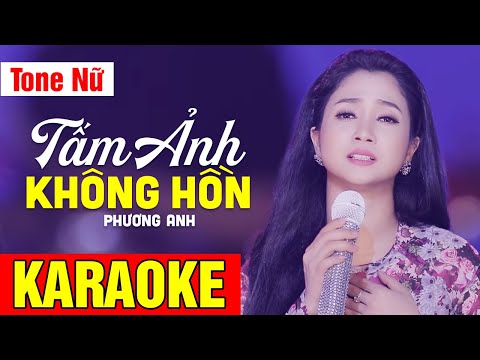 KARAOKE Tấm Ảnh Không Hồn - Phương Anh | Tone Nữ | Võ Hoàng Karaoke