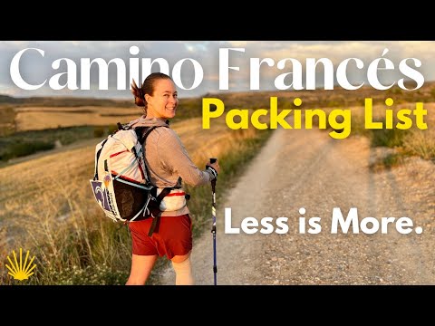 Women's Camino de Santiago Packing List: Camino Frances (ULTRALIGHT)