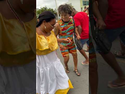 Eu e a Sambadeira Joice em Tanquinho Bahia, no dia da consciência negra 🔥🤎🪘 #samba #sambaderoda