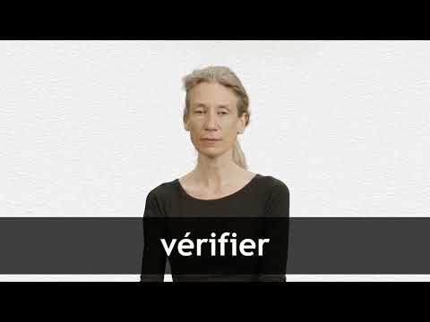 English Translation of “VÉRIFIER” | Collins French-English Dictionary