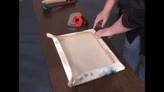 How to Stretch a Canvas for oil & acrylic  paintings, giclees and prints