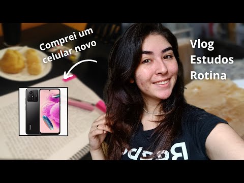 ? Unboxing Redmi Note 12 S + Vlog sobre estudos e rotina ? | Amanda Reiko