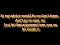 Usher - Lessons for the Lovers (lyrics)