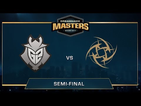 CS:GO - G2 Esports vs Ninjas in Pyjamas - Map 1 - Semi Final - DreamHack Masters Malmö 2017