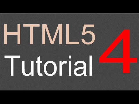 HTML5 Tutorial for Beginners 04 Structure elements