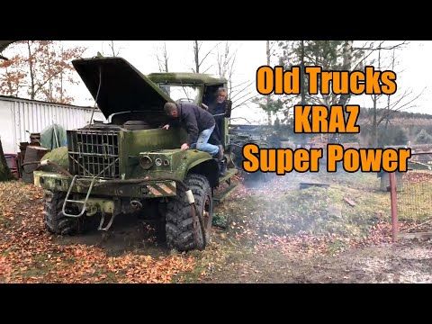 KRAZ Truck Soviet Super Power Diesel Engine V8  | 6x6 Off-Road Trucks
