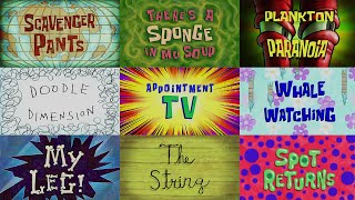 SpongeBob Season 11 Episode Titles HD