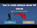 HOW TO CREATE MOBILE LEGENDS ADVANCE SERVER STEP BY STEP💗