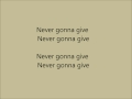 Never Gonna Give You Up Rick Astley Karaoke ...