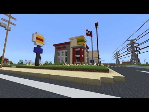 Mind-Blowing Minecraft Alien Architect Speed Build - City Of Evansburg Episode 7!