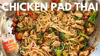 🍜 Irresistible  Chicken Pad Thai Noodle Stir-Fry | Homemade Pad Thai