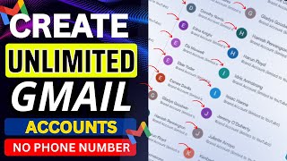 Unlimited Gmail Account Without Phone Verification In 3 Mins 🔥| Unlimited Gmail Create Method 2025