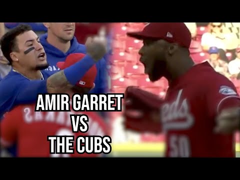 Amir Garrett screams at Rizzo after striking him out, a breakdown
